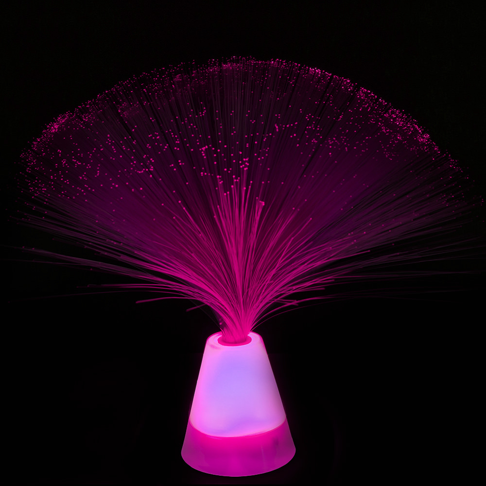Pink Fibre Optic Lamp-